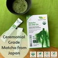 thumbnail image 6 of (2 Pack) Health&Tea Matcha on-the-Go, Top Grade Organic Japanese Green Tea Powder, 20 Sticks, 6 of 8