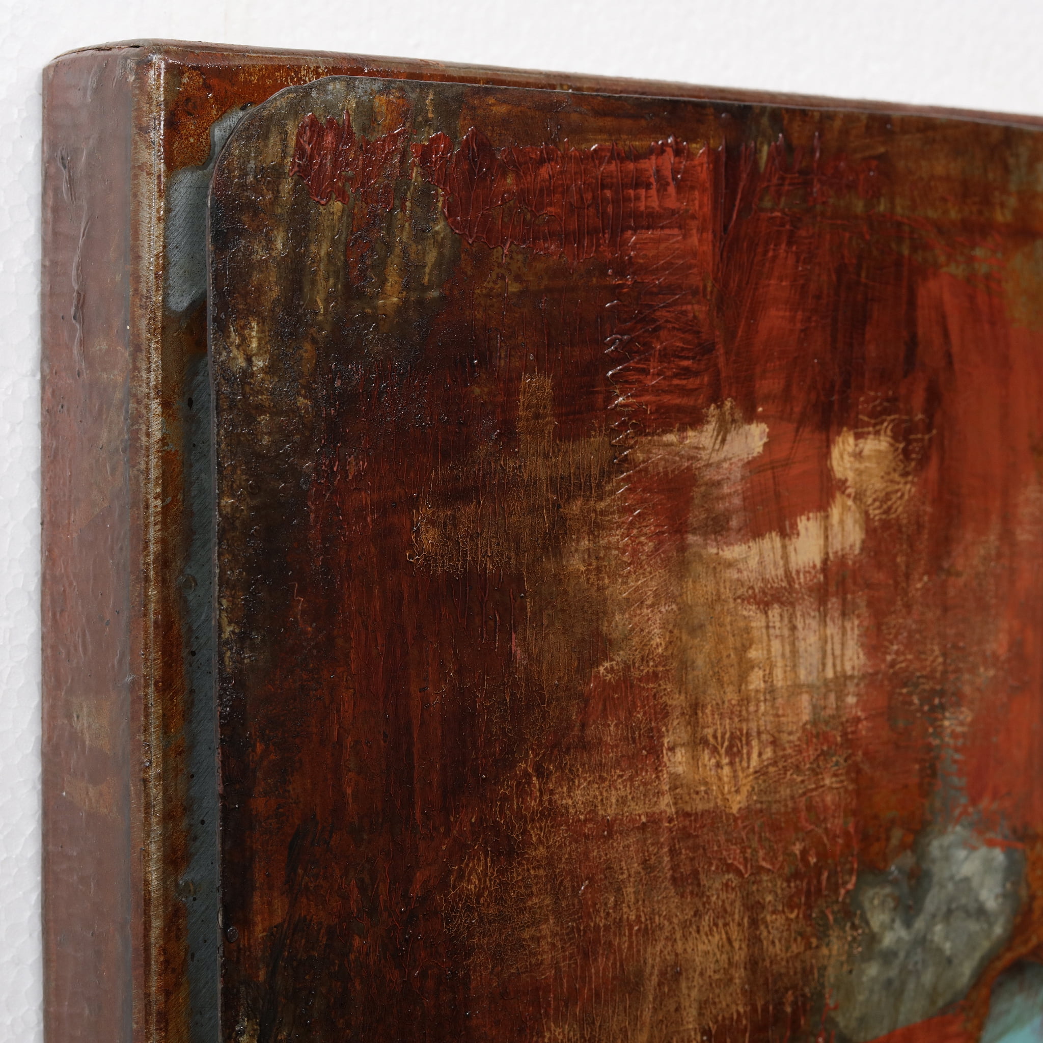 Empire Art Direct  Primo Mixed Media Hand Painted Iron Wall Sculpture - Revolutions 2