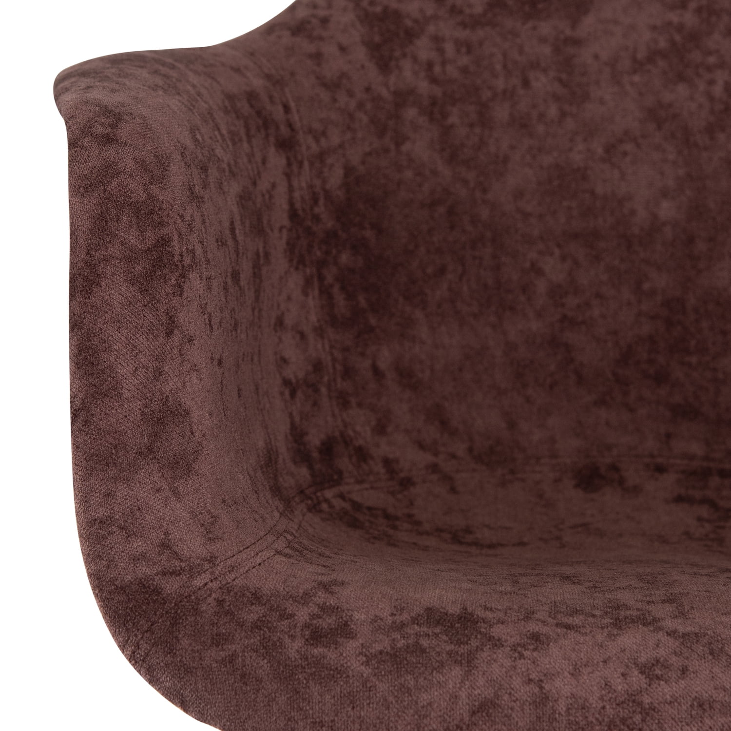 Retro Rocking Chair Velvet Eiffel Base - Elegant Accent Chair for Living Room, Bedroom, Nursery