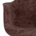 thumbnail image 6 of Velvet Accent Chair - Modern Eiffel Base Living Room Chair - Elegant Metal & Wood Design, 6 of 7