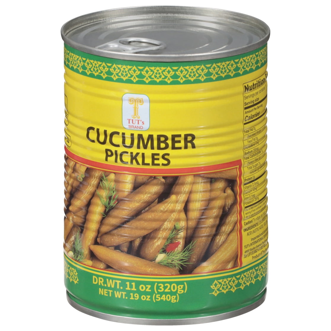 (2 pack) Tuts Cucumber Pickles, 32 oz Jar