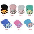 thumbnail image 2 of Methold Alfombrilla de ratón con garra de gato adorable en 7 colores, alfombrilla de ratón ultrasuave de silicona con soporte para reposamuñecas, Juegos de teclado y mouse para computadora Negro, 2 of 7