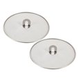 thumbnail image 1 of Oleegame 2 Pcs Rouleau de Papier d'Aluminium Écran Anti-Éclaboussures en Acier Inoxydable Couvercle de Casserole Résistant à l'Huile Outil de Cuisson Pratique Accessoire de Cuisine, 1 of 6