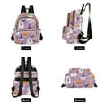 thumbnail image 4 of FORMRS Mini Backpack Purse for Women Quilted Travel Daypack Casual Shoulder Bag, Purple Cute Halloween, 4 of 7