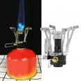 thumbnail image 3 of Dsseng Petit et Compact Réchaud d'Extérieur au Gaz pour la Cuisson en Plein Air Réchaud de Camping Mini, 3 of 8