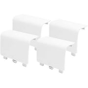 KELIFANG Replacement Battery Cover Door Compatible with Xbox One/Xbox One S Controller, Battery Back Shell Repair Part Compatible with Xbox Wireless Controller [4 Pack, White]