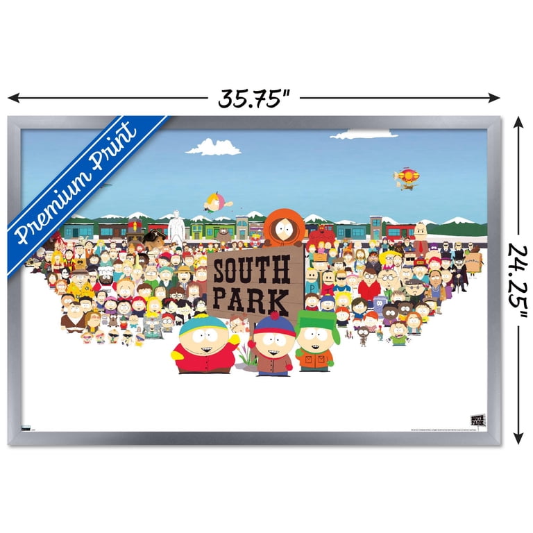 South Park - Horizontal Key Art Wall Poster, 22.375