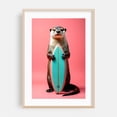 thumbnail image 2 of Otter with surfboard - Photography Animal Surfboard Humor Surrealism Pastel Whimsical Beach Unframed Wall Art Print 16 x 24 inches, 2 of 60
