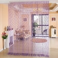 thumbnail image 4 of ANMINY Crystal Beads Door Curtain Room Divider Curtains String Tassel Room Decor for Window Door Wall Screen, Purple, 4 of 5