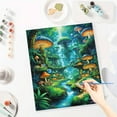 thumbnail image 3 of JYLMOOD DIY Paint by Number for Adults, Easy Painting by Numbers for Gift Home Wall Decor 16x20in without Frame, Colored Canvas - Mushroom, 3 of 6
