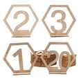 thumbnail image 6 of Wooden Table Numbers 1-20 Set Decoration DIY Ornaments Decor for Wedding, Reception, Banquet, Cafe, Restaurant, Hotel, Parties, 6 of 8