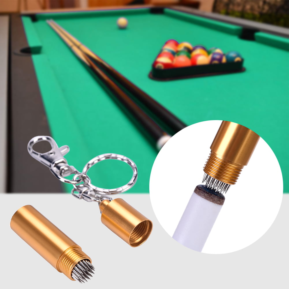 Billiard Pool Snooker Stick Shaper Cue Tip Pick Pricker Keychain Repair Tool with Premium Aluminum Material Billiard Accessories 