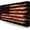 American Antique Flag, variant on Tree Texture American Flag Computer Mouse Pad, Suitable for Home Office and Study Keyboard Mouse Pad 35.4 x 15.7 x 0.12 Inches