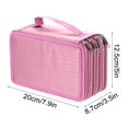 thumbnail image 3 of Waterproof Pencil Case, Large Capacity Pencil Pouch, 72 Color Storage Sketch Pen Bag, Durable 600D Fabric Organizer with Detachable Design and Spacious Compartments, 3 of 9