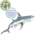 thumbnail image 3 of Kiki The Great White Shark | 52 Inch Stuffed Animal Plush | By TigerHart Toys, 3 of 6