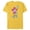 Yellow, variant on Disney Mickey Mouse Jaunty Pose Retro Pop Art - Short Sleeve Blended T-Shirt for Adults - Customized-Yellow