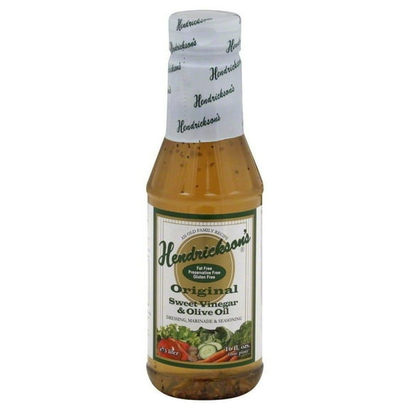 (Pack of 6) Hendrickson's Original Sweet Vinegar & Oliver Oil, 16 fl oz