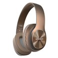 thumbnail image 1 of Bluetooth 5.0 Auricures inalámbricos para colocar sobre s Auricures con estéreo FM Ranura para TF marrón, 1 of 8
