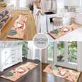 thumbnail image 6 of Yayeee Runner Rug for Bedroom 2'x6' Machine Washable Hallway Non Slip Mat, Pink Christmas Santa, 6 of 8