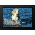 thumbnail image 2 of PHBurchett 24x17 Black Modern Framed Museum Art Print Titled - Blue Sea, 2 of 5