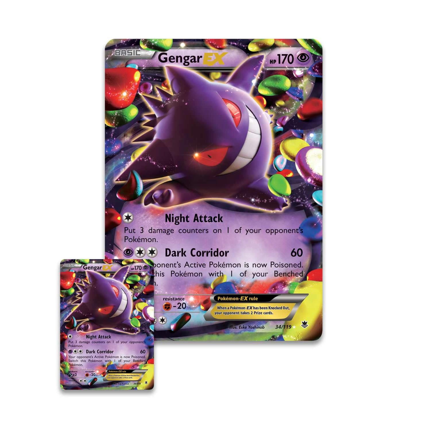 Gengar EX 34/119 JUMBO OVERSIZED Holo Promo - Gengar EX Box