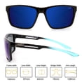 thumbnail image 2 of Gafas de sol polarizadas INFI Fishing Square UV400 para hombre, 2 of 7
