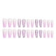 thumbnail image 1 of Seitruly Uñas postizas de ataúd, estilo francés clásico, uñas a presión, cubierta completa, punta de uñas, pegatinas de manicura de viscosidad Arte de uñas tipo 15 Seitruly CE012296-15B, 1 of 6