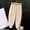 Beige#02, variant on Pitauce Toddler Kids Corduroy Sweatpants Elastic Waist Straight Leg Jogger Pants Tie-Dye Cinch Buttom Trousers with Pockets (6 Months - 6 Years)
