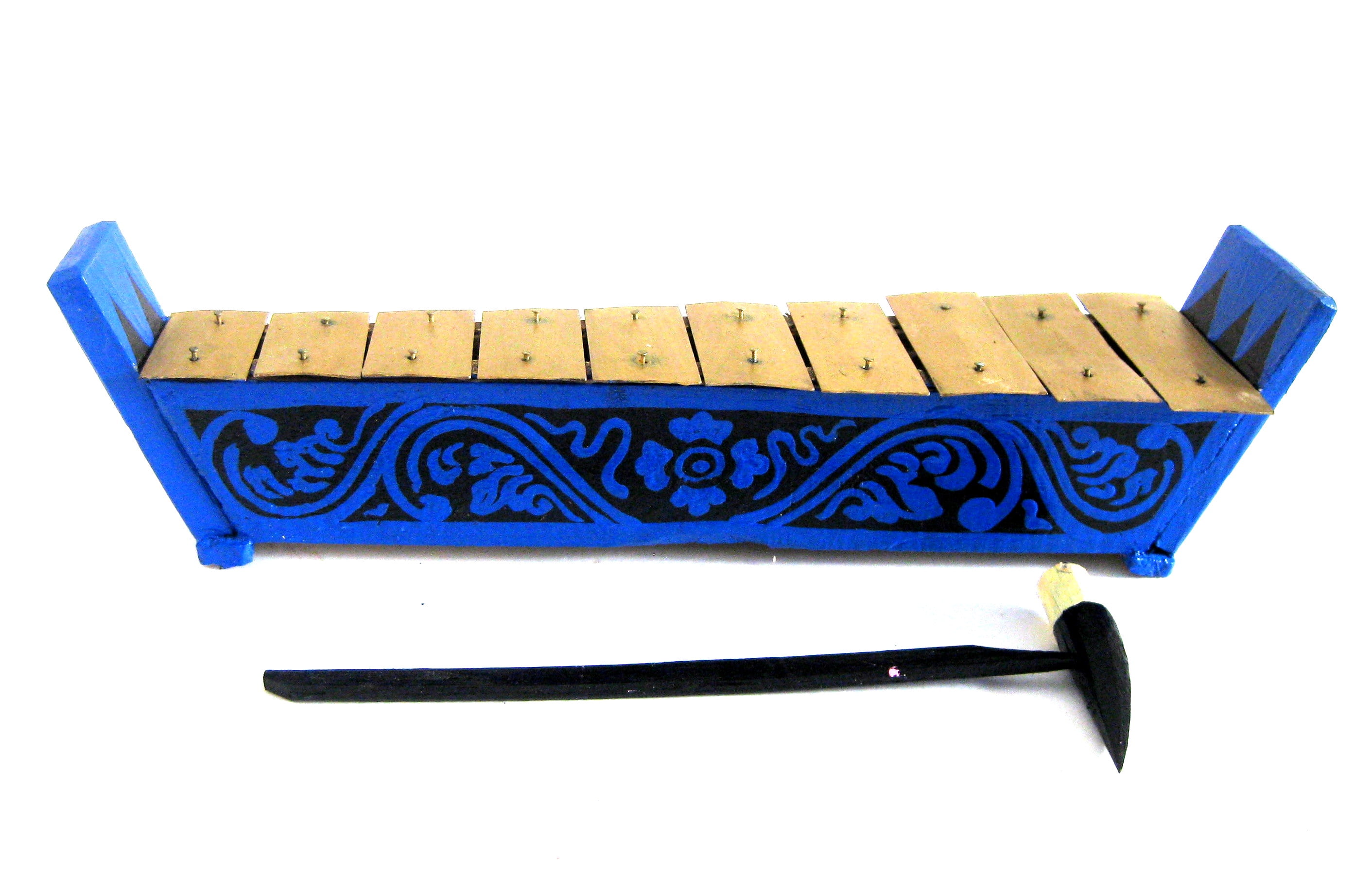 Meditation Chime Xylophone Percussion Energy Chimes Wooden Xylophone, Handpainted