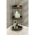 iDesign 3Tier Corner Standing Shower Caddy, Bronze