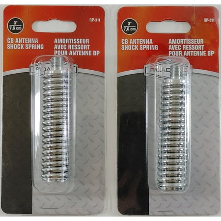 LOT OF 2 RoadPro RP-311 Medium Duty Chrome Plated CB Radio Antenna Shock Spring price history on PriceWatchPro