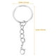 thumbnail image 2 of 100 Uds llavero de Metal llavero de Metal con cadena llavero de Metal llavero para mujer, 2 of 4