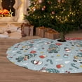thumbnail image 2 of Cauagu 48" Christmas Tree Skirt Winter Gnome And Snowman Pattern Christmas Tree Decorations Tree Mat for Xmas Decorations Occasion Holiday Home Decor -48", 2 of 7