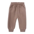 thumbnail image 5 of OJSFQUFP Thickened and Winter Sports Suit for Boys and Girls Casual Pullover Hoodie Long Pants Two Piece Set, 5 of 8
