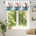 thumbnail image 6 of Pig Bathing Valances for Windows, 42 x 12in, in The Bathtub Rod Pocket Kitchen Valance Curtain Light Filtering Window Treatments for Living Room Bedroom, 1 Panel, 6 of 7