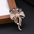 thumbnail image 6 of Unique Sparkling Pin Floral Clothing Jewelry with Artificial Crystal Floral Badge for Daily Wear Special Occasion, 6 of 9