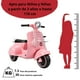 thumbnail image 5 of Motocicleta Montable Eléctrica Joykoo Doble Asiento Sonido Luz Led 6v Rosa, 5 of 7