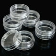 thumbnail image 1 of Fiudx Frascos para Cosméticos, Contenedores para Muestras, Tarross de Poliestireno Duraderos, Ideales Sombras de Ojos, Diseño Ideal para Viajes, 50 Frascos Pequeños de Plástico Transparente, Fáciles, 1 of 7