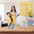 thumbnail image 5 of 14pcs Mini Canvas And Easel Brush Set, Canvas Inch, Pre-stretched Canvas, Mini Painting Kit, Kids P, 5 of 5