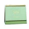 thumbnail image 2 of LanSuare Desk Calendar 2026, 12 Months Flip Desktop Calendar Planner, From Jan.2026 - Dec.2026 with To-Do List & Notes for Home Office Organizing, 7.5" x 6.8", Green, 2 of 6