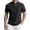 Black, variant on Men's Henley Short Sleeve Shirt Breathable Moisture Wicking Tee Cotton Soft Business Casual Summer Tops
