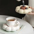 thumbnail image 4 of Ceramic Coffee Mug, Novelty Latte Mug Cute Office Mug Tea Cup and Tea Tray Set, 7 oz Mugs, 4 of 4