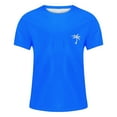 thumbnail image 2 of Sngxgn Men's Crewneck T-Shirt Lightweight Fit Active (Blue,XXL), 2 of 3