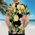 thumbnail image 6 of High Quality Hawaiian Shirts for Men Short Sleeve Aloha Beach Shirt Floral Summer Casual Button Down Shirts Blouses DRPR4L, 6 of 7