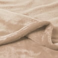 thumbnail image 3 of Somerset Home Oversized Microfiber Velvet  Throw Blanket for Adult (Desert Tan), 3 of 7