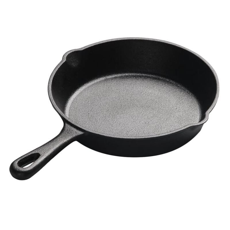 PANCAKE PAN Multipurpose Stovetop Skillet Cast Iron Egg Frying Cookware BBQ 