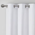 thumbnail image 3 of Madison Park Galen 2-PK 40x84" Basketweave Room Darkening Curtain Panel Pair in White, 3 of 8