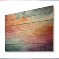 thumbnail image 2 of Designart "Clouds Whispering Clouds composition II" Landscapes Print on Natural Pine Wood, 2 of 5