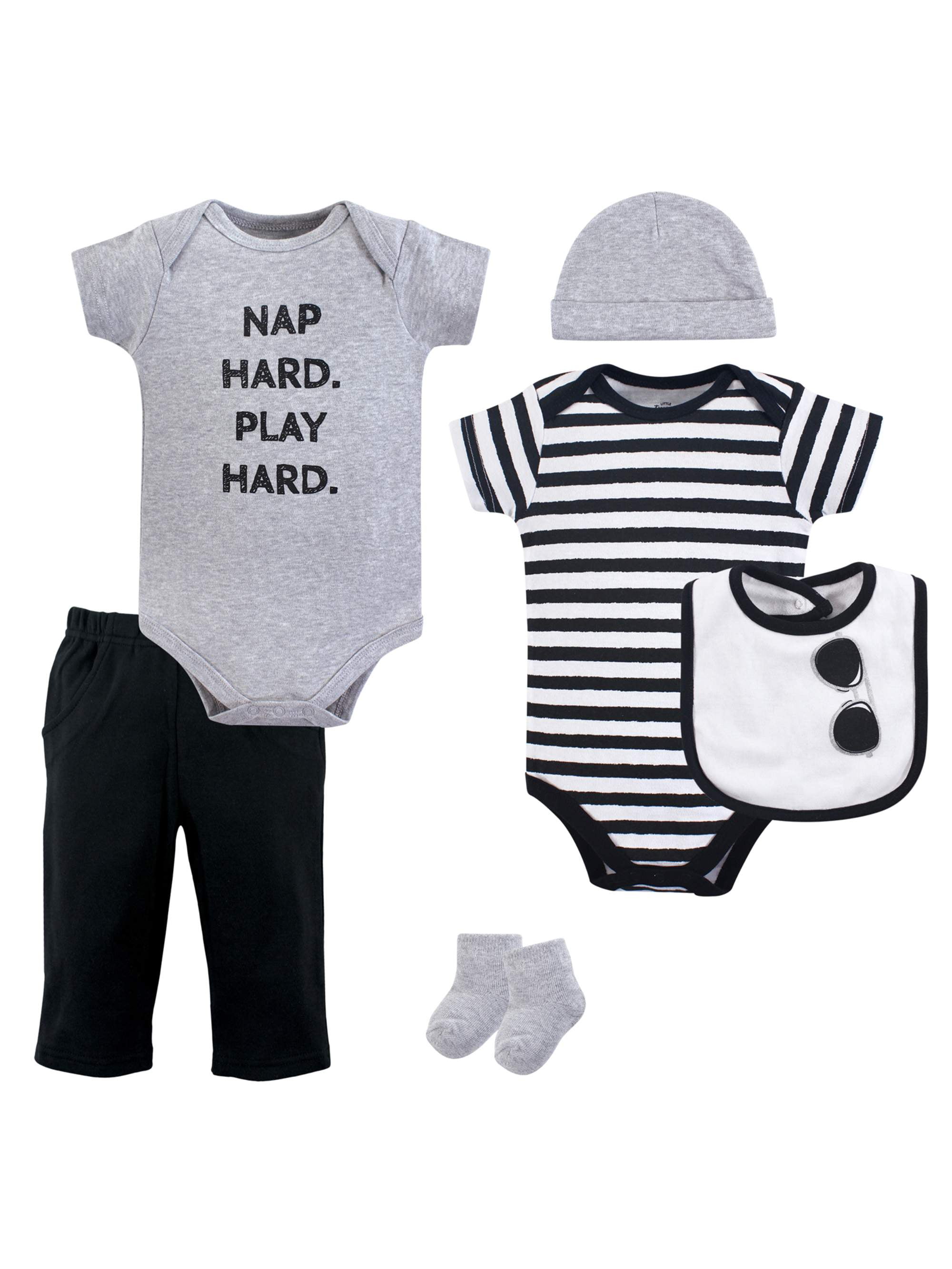 BOOTIES SET BABY BIB SOCKS BOYS GIRLS FEEDING SHOWER GIFTS