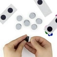 thumbnail image 4 of Small Magnet Dots with Adhesive Backing,Happon 100 Pcs Flexible Self Adhesive Magnets,Small Sticky Magnets for Crafts DIY School Office Home, 4 of 8